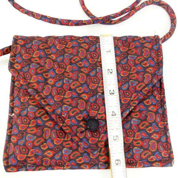 Chelsea Bag Womens Leather Crossbody Sling Clutch Envelope Purse Floral Boho - Picture 6 of 11